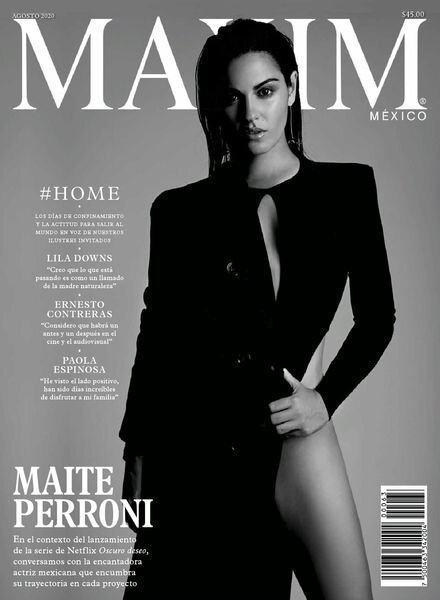 Maxim Mexico – agosto 2020 Cover