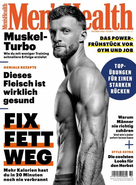Men’s Health Germany – Oktober 2020 Cover