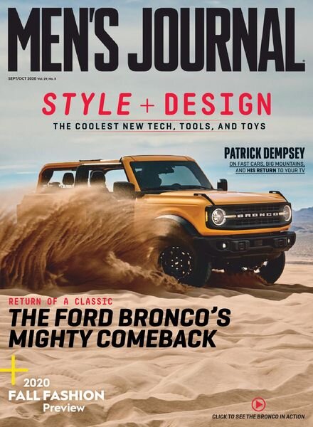 Men’s Journal – September 2020 Cover