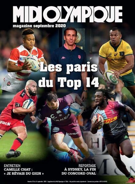 Midi Olympique Magazine – Septembre 2020 Cover