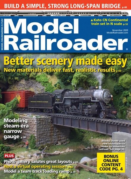 Model Railroader – November 2020 Cover