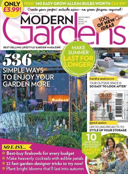 Modern Gardens – September 2020 Cover