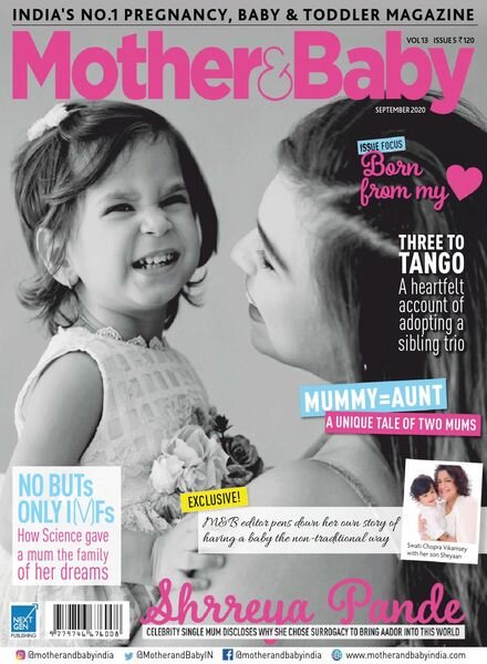 Mother & Baby India – September 2020 Cover