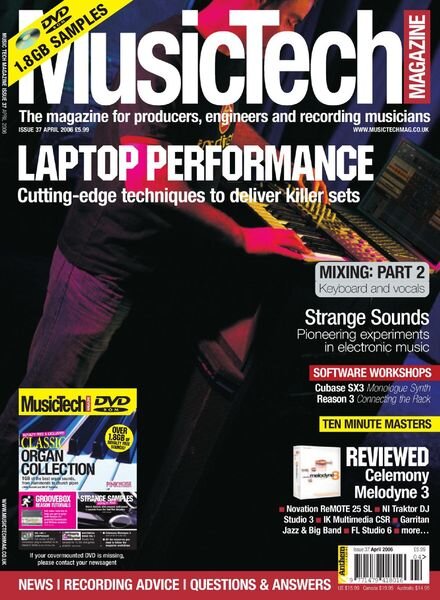 MusicTech – April 2006 Cover