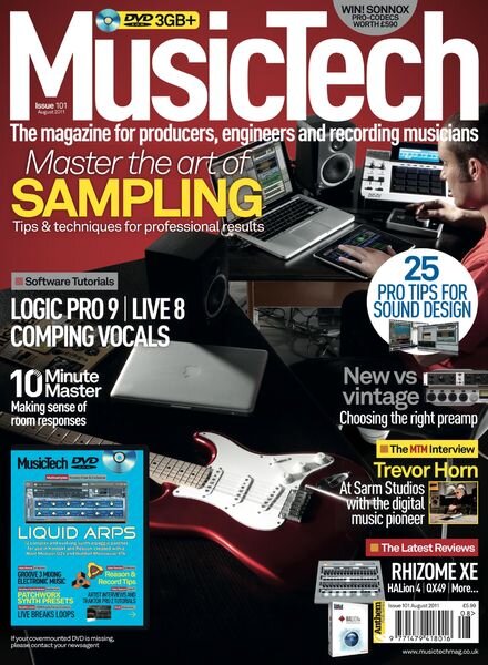 MusicTech – August 2011 Cover