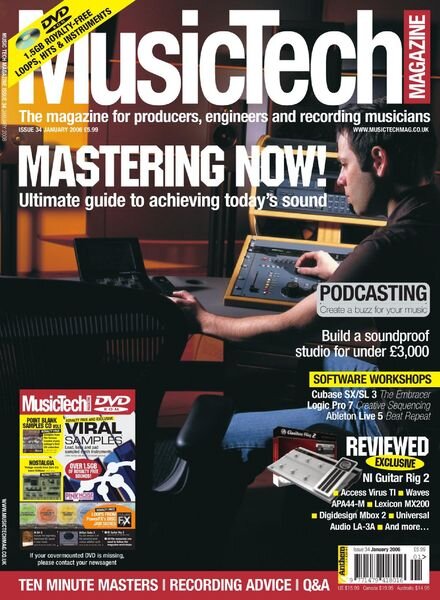 MusicTech – January 2006 Cover