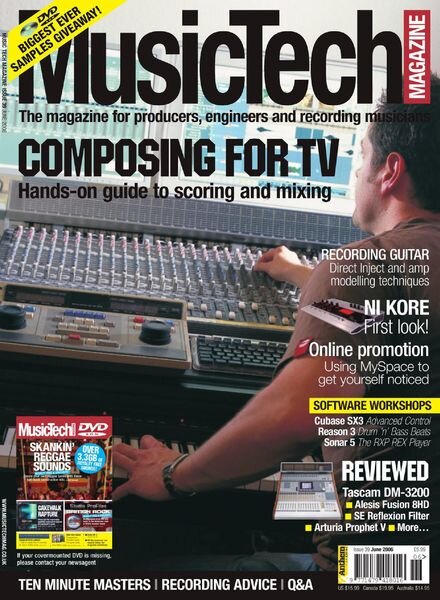 MusicTech – June 2006 Cover