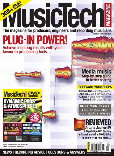 MusicTech – June 2007 Cover