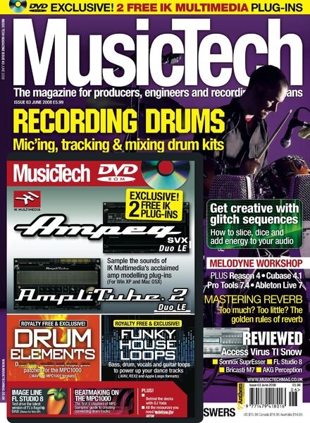 MusicTech – June 2008 Cover