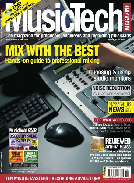 MusicTech – March 2006 Cover