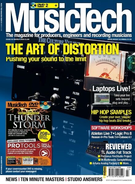 MusicTech – March 2008 Cover