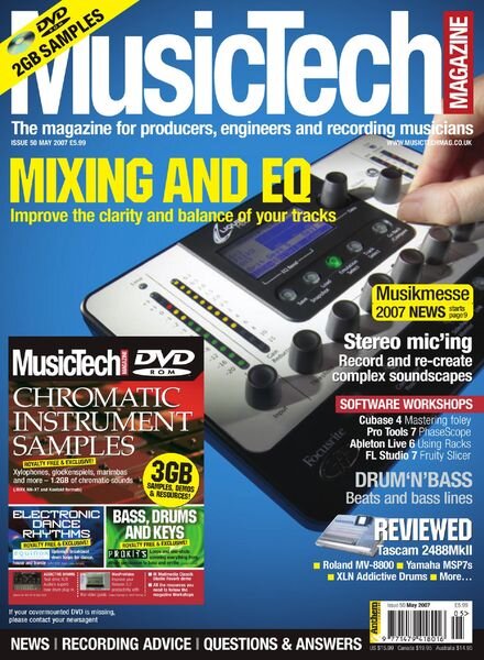 MusicTech – May 2007 Cover