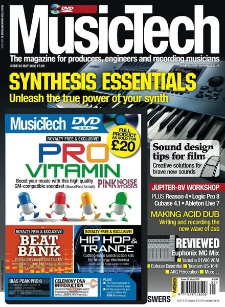 MusicTech – May 2008 Cover