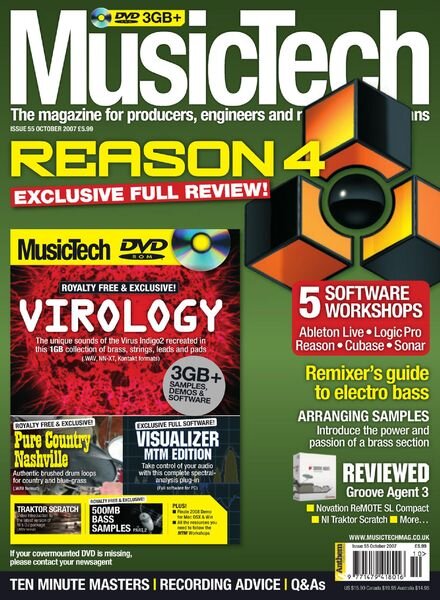 MusicTech – October 2007 Cover