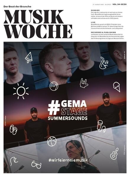 MusikWoche – 17 August 2020 Cover