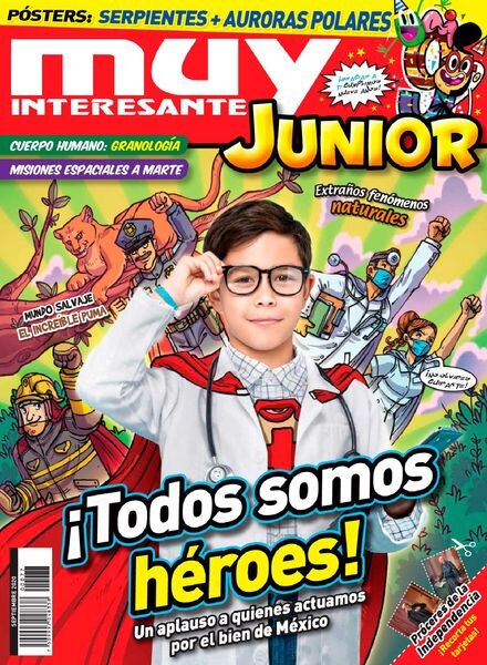 Muy Interesante Junior Mexico – septiembre 2020 Cover