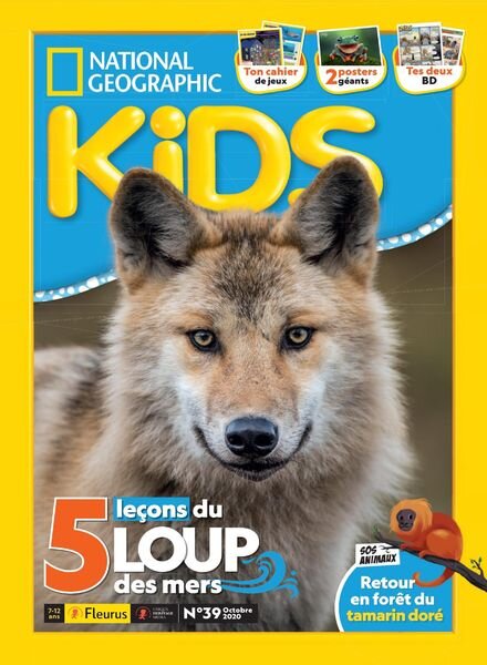 National Geographic Kids France – Octobre 2020 Cover