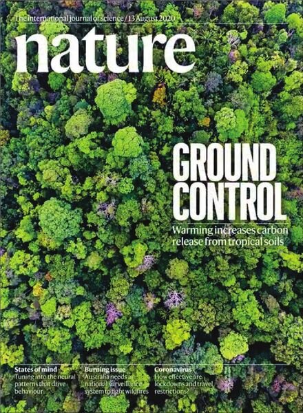 Nature – 13 August 2020 Cover