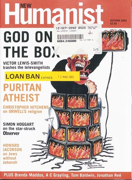 New Humanist – Autumn 2002 Cover