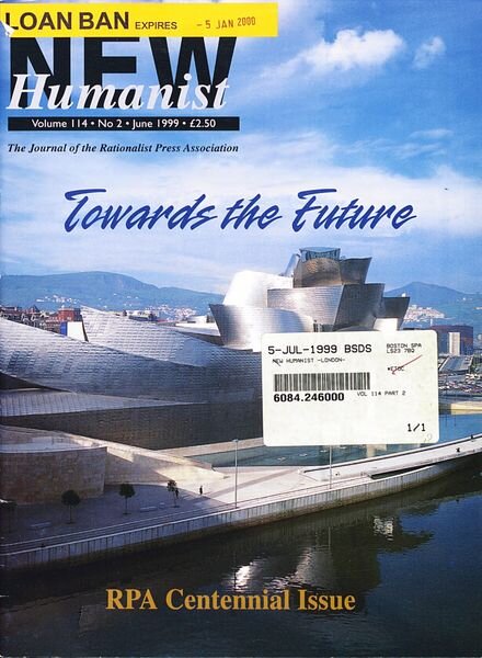 New Humanist – June 1999 Cover