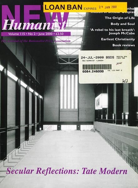 New Humanist – June 2000 Cover