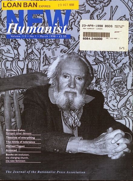 New Humanist – March 1998 Cover