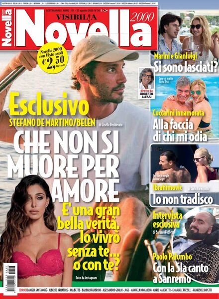 Novella 2000 – 27 Agosto 2020 Cover