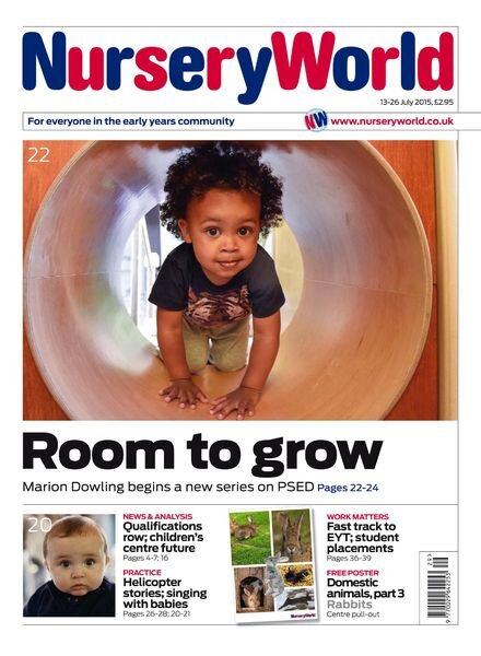 Nursery World – 13-26 Jul 2015 Cover