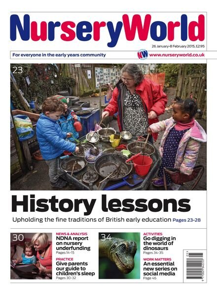 Nursery World – 26 January – 8 February 2015 Cover