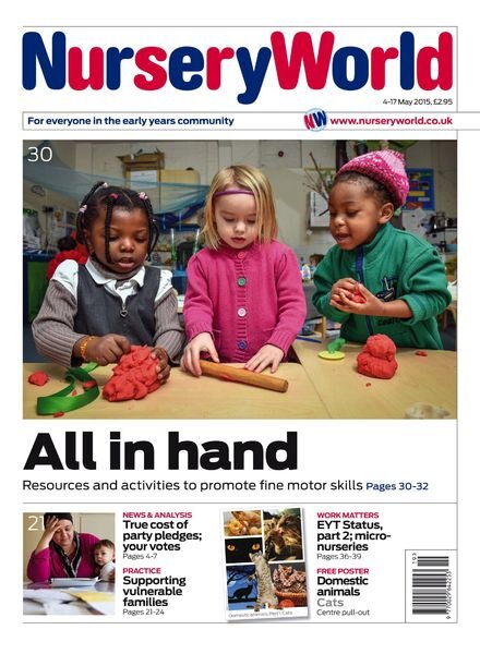 Nursery World – 4-17 May 2015 Cover
