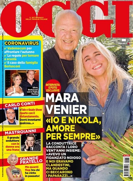 Oggi – 17 settembre 2020 Cover