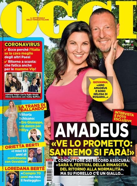 Oggi – 24 settembre 2020 Cover
