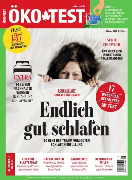 Okotest – Oktober 2020 Cover