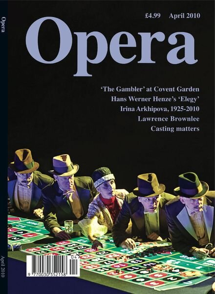 Opera – April 2010 Cover