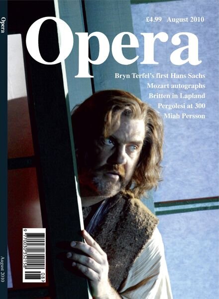 Opera – August 2010 Cover