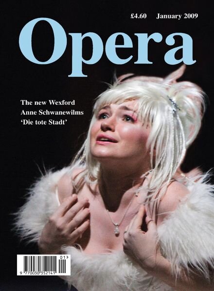 Opera – January 2009 Cover