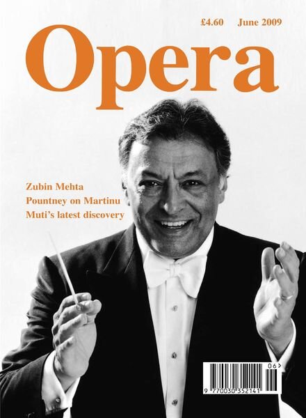Opera – June 2009 Cover