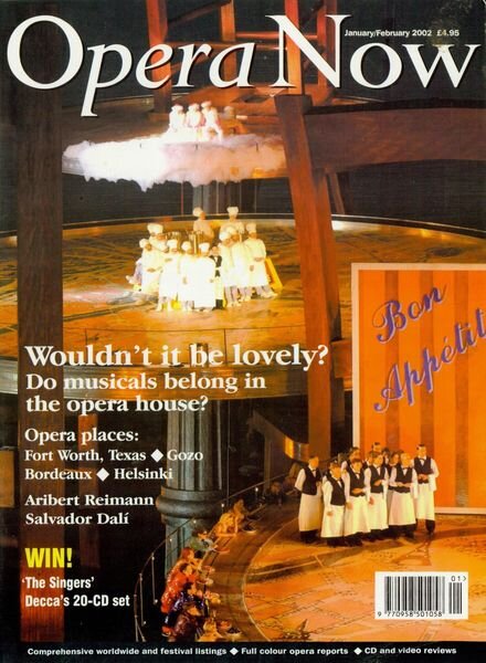 Opera Now – January-February 2002 Cover