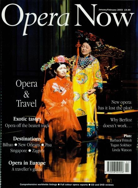 Opera Now – January-February 2003 Cover