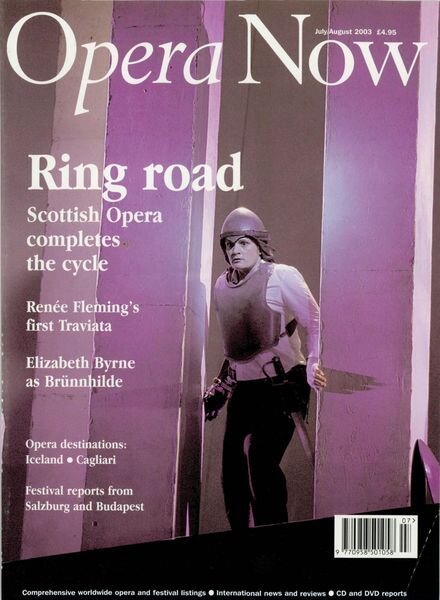 Opera Now – July-August 2003 Cover