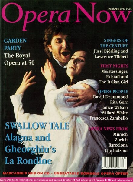 Opera Now – March-April 1997 Cover