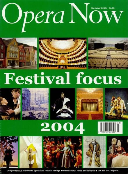 Opera Now – March-April 2004 Cover