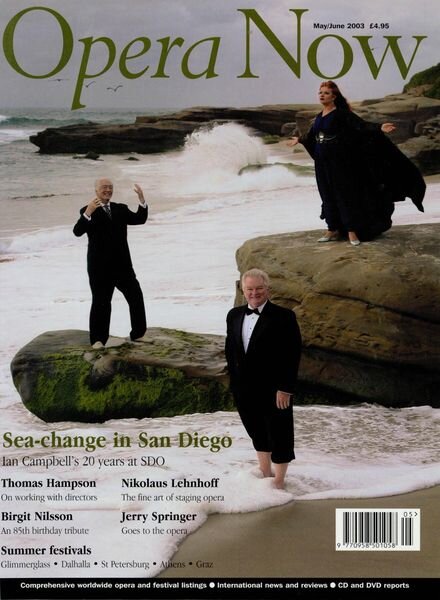 Opera Now – May-June 2003 Cover