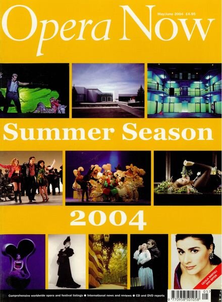 Opera Now – May-June 2004 Cover