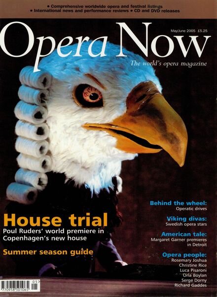 Opera Now – May-June 2005 Cover
