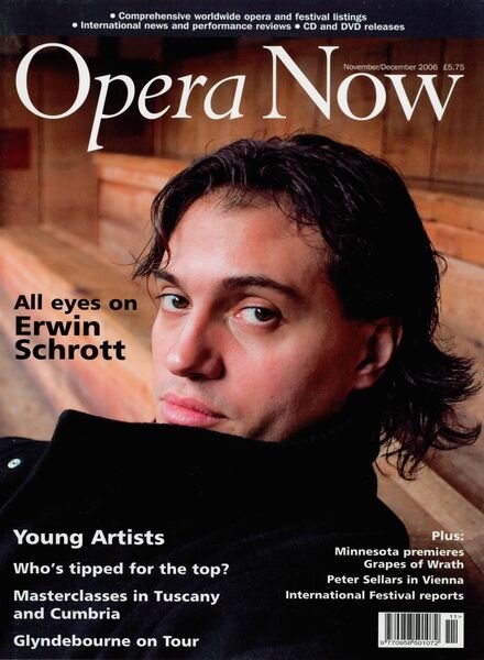 Opera Now – November-December 2006 Cover