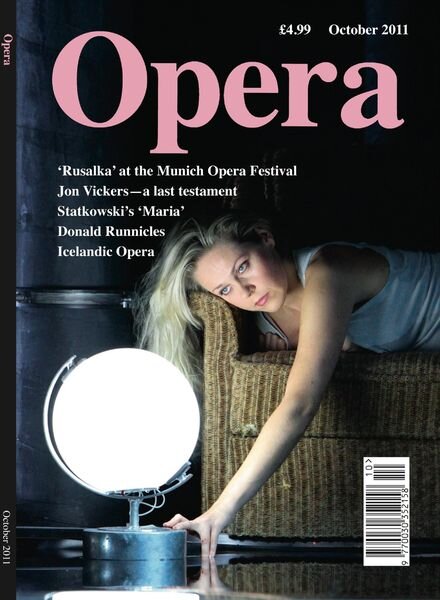 Opera – October 2011 Cover