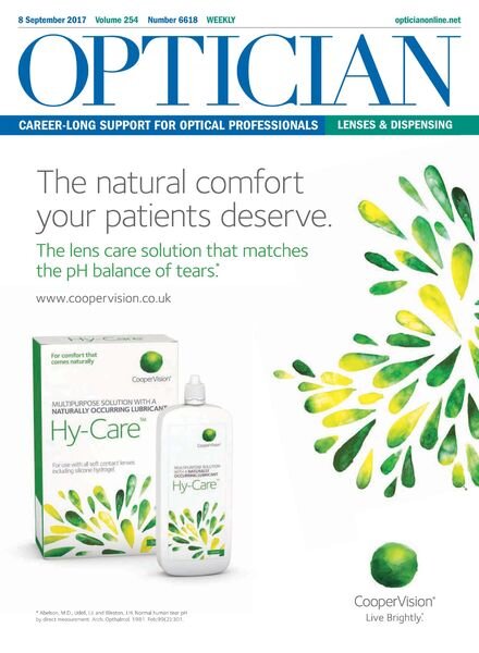 Optician – 8 September 2017 Cover
