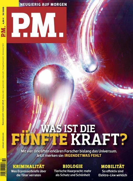 P.M Magazin – Oktober 2020 Cover