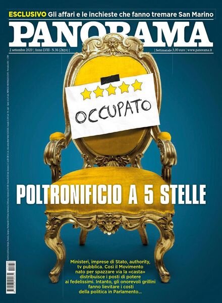 Panorama Italia – 2 Settembre 2020 Cover